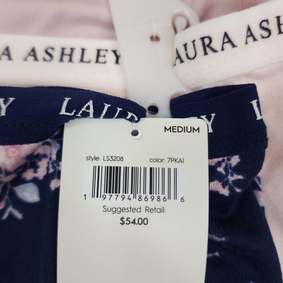 Laura Ashley Womens 6-Pack Super Soft Briefs Medium Floral Solid 1 Extra w/ Hole - Picture 7 of 16